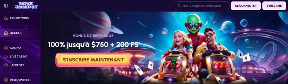 Novajackpot casino